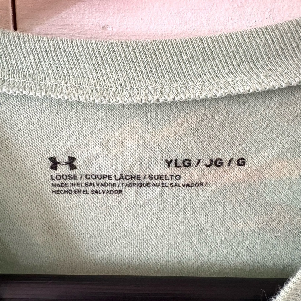 Under Armour Youth Baseball Tee | Hot Dog & Condiments Graphic Shirt | Size YLG - Picture 3 of 5